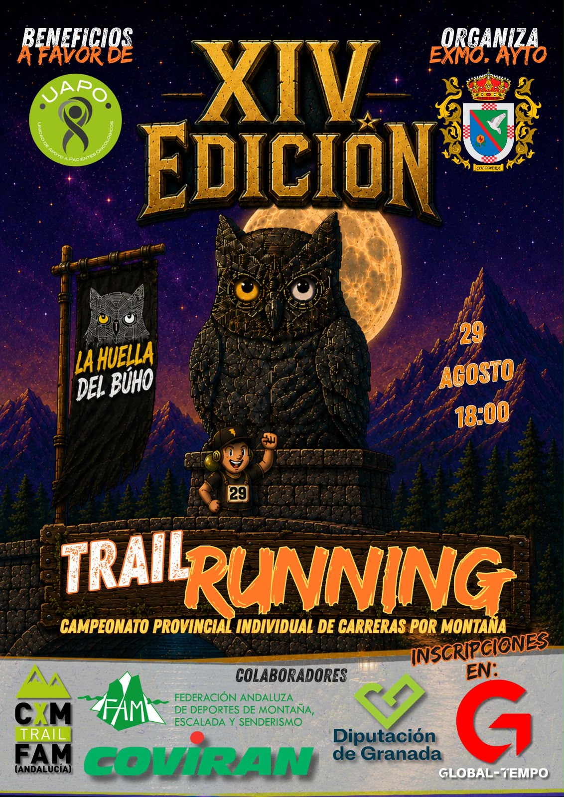 XIV EDICI�N HUELLA DEL B�HO COLOMERA - CIRCUITO CXM DIPUTACI�N DE GRANADA